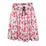 Figo - White Red Floral Skirt
