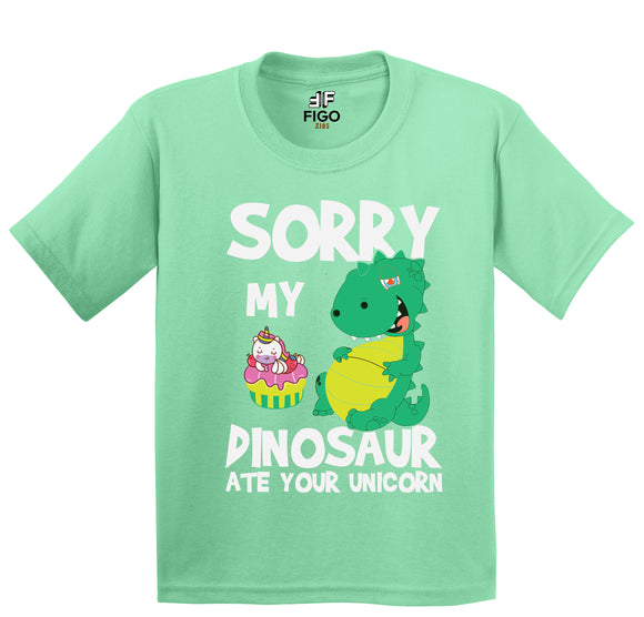Figo Kids - Mint Green Dino T-Shirt