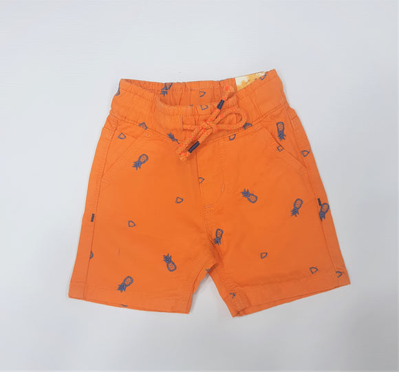 T&T - Orange Cotton Short