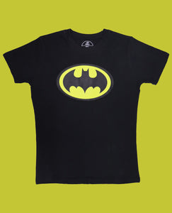 Figo Men - Black Batman T-Shirt