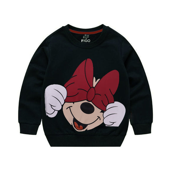 Figo - Minnie Mouse Sweat Shirt - Black