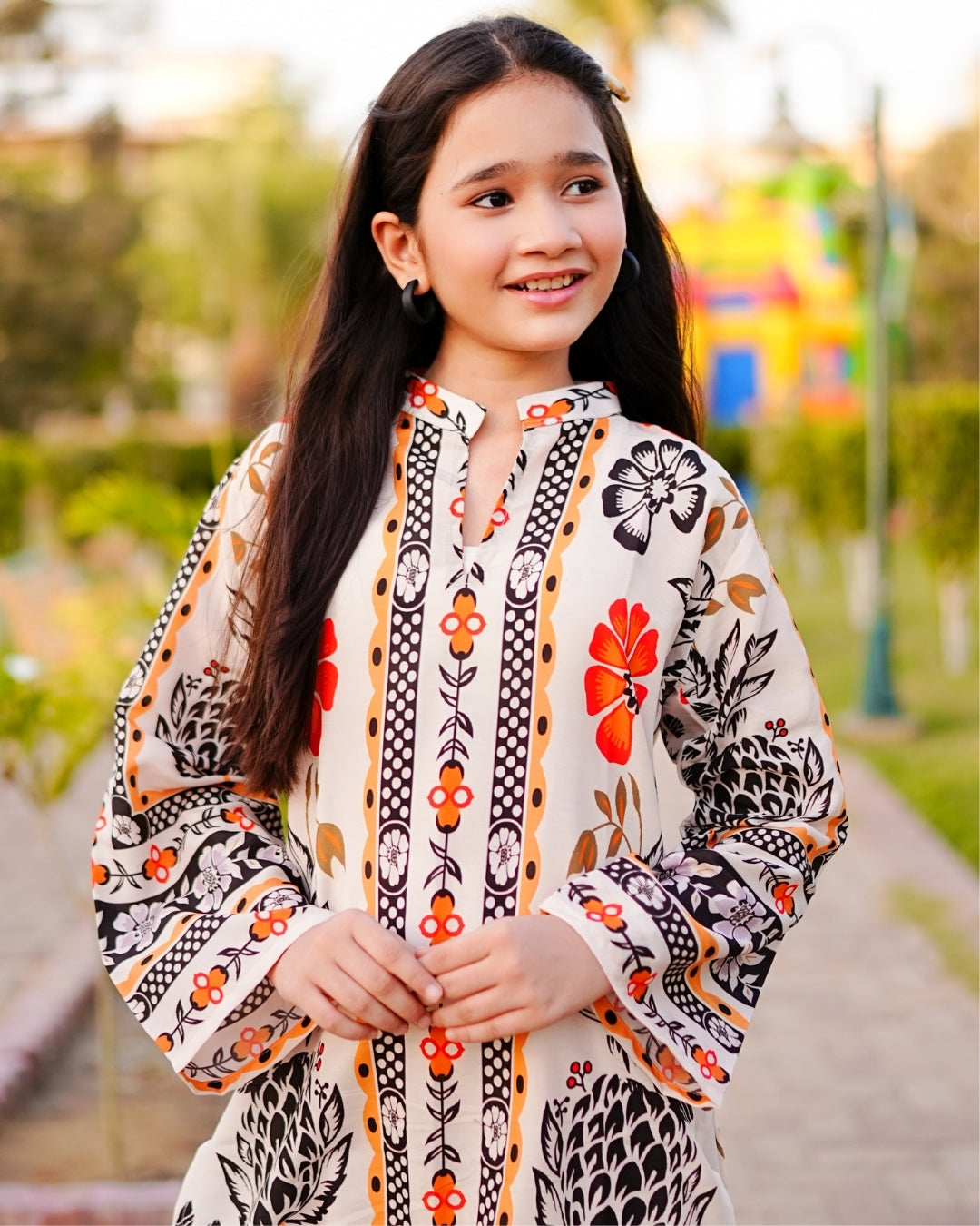 Figo - Off White Bloom Co-Ord Set