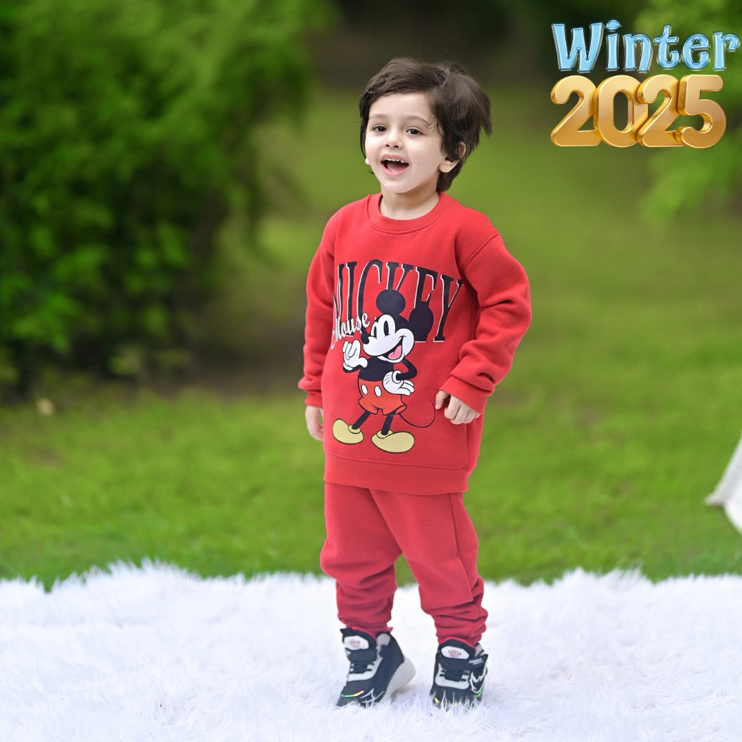 Figo - Red Mickey Track Suit