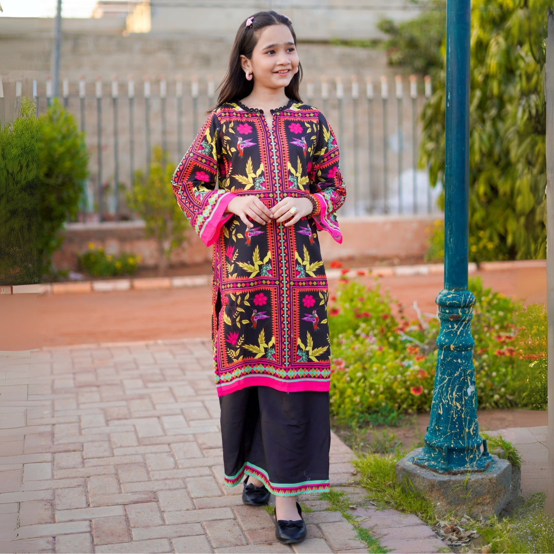 Figo - Dark Bloom Co-Ord Set