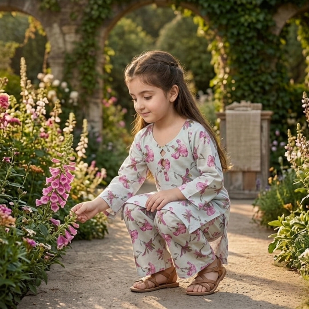Figo - Petal Pixie Co-Ord Set (Lawn)