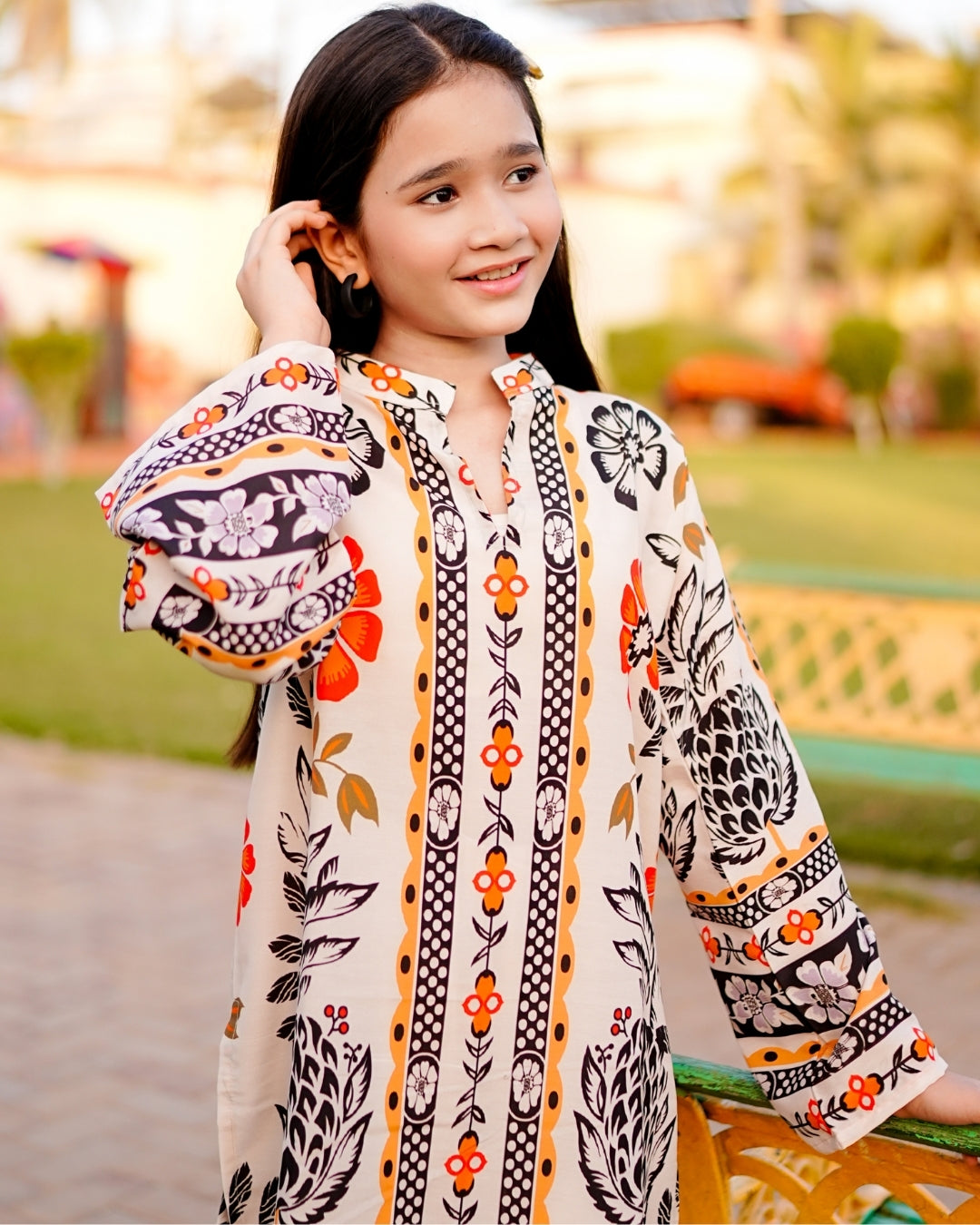 Figo - Off White Bloom Co-Ord Set