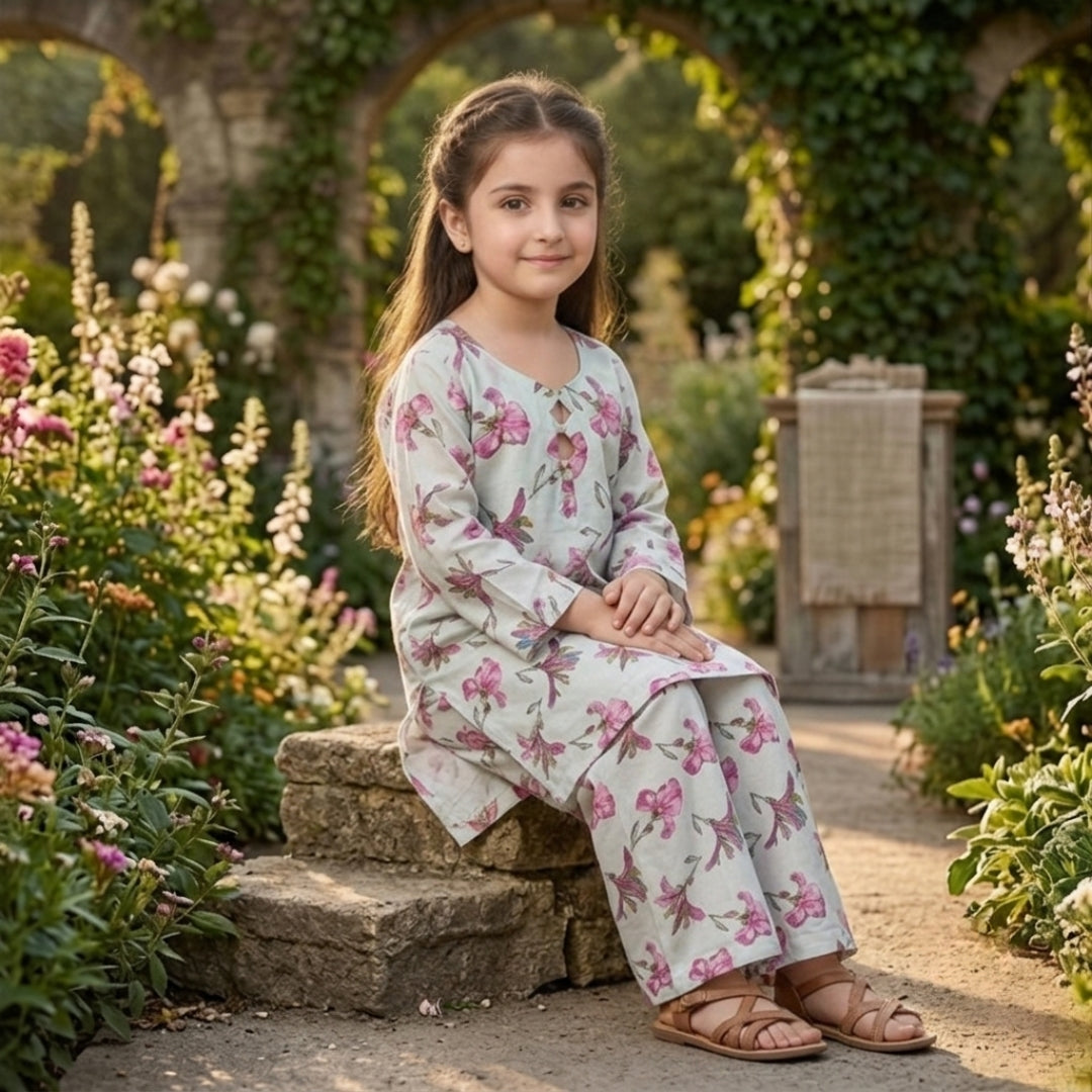 Figo - Petal Pixie Co-Ord Set (Lawn)