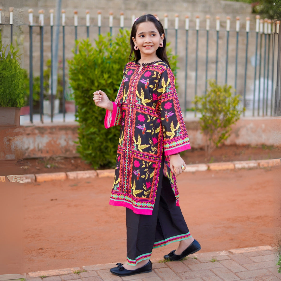 Figo - Dark Bloom Co-Ord Set