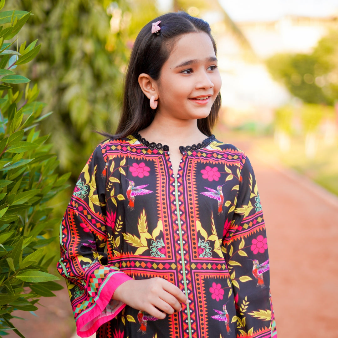 Figo - Dark Bloom Co-Ord Set