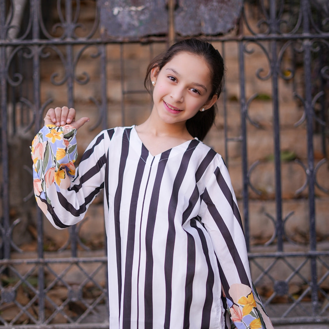 Figo - Monochrome Meadow Co-Ord Set