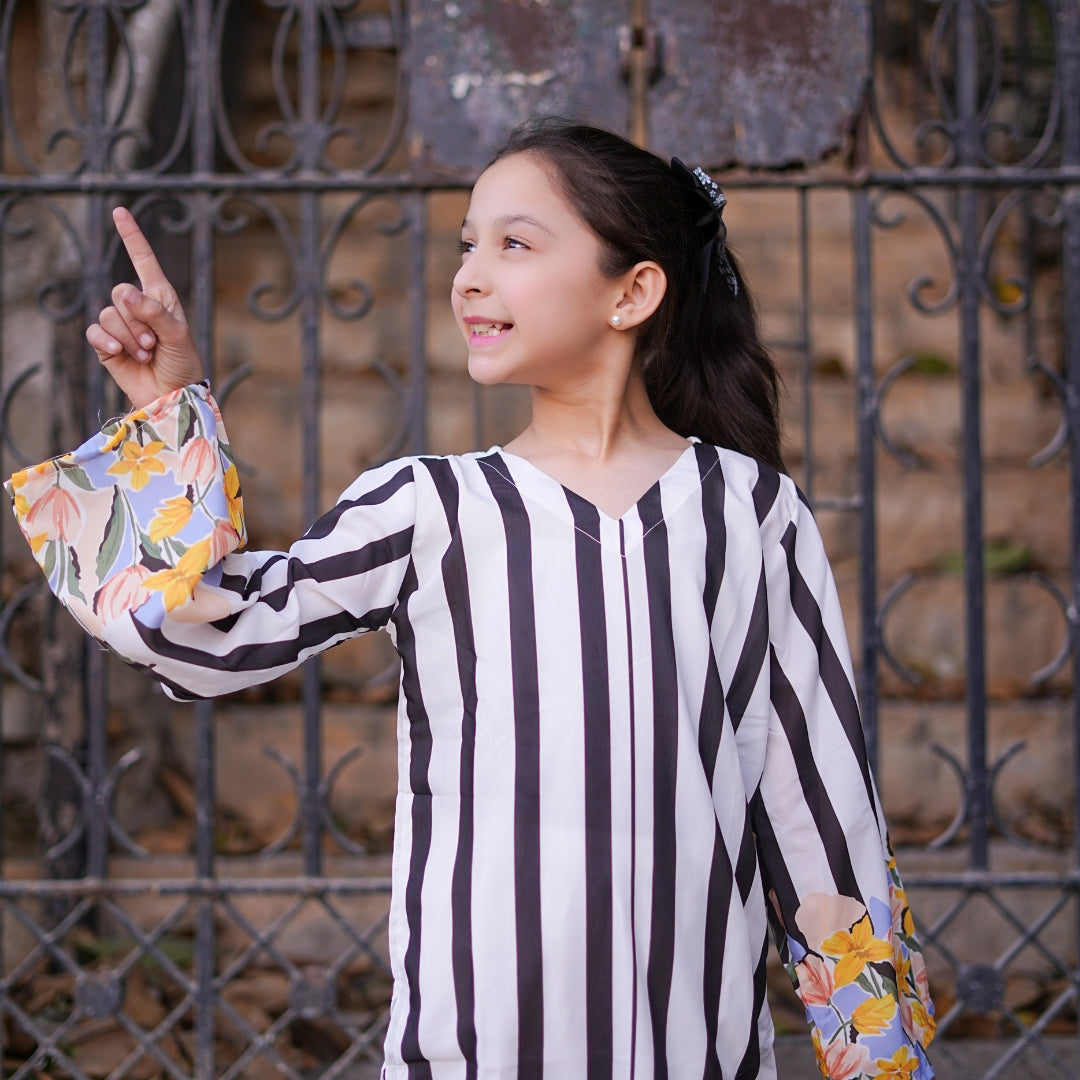 Figo - Monochrome Meadow Co-Ord Set