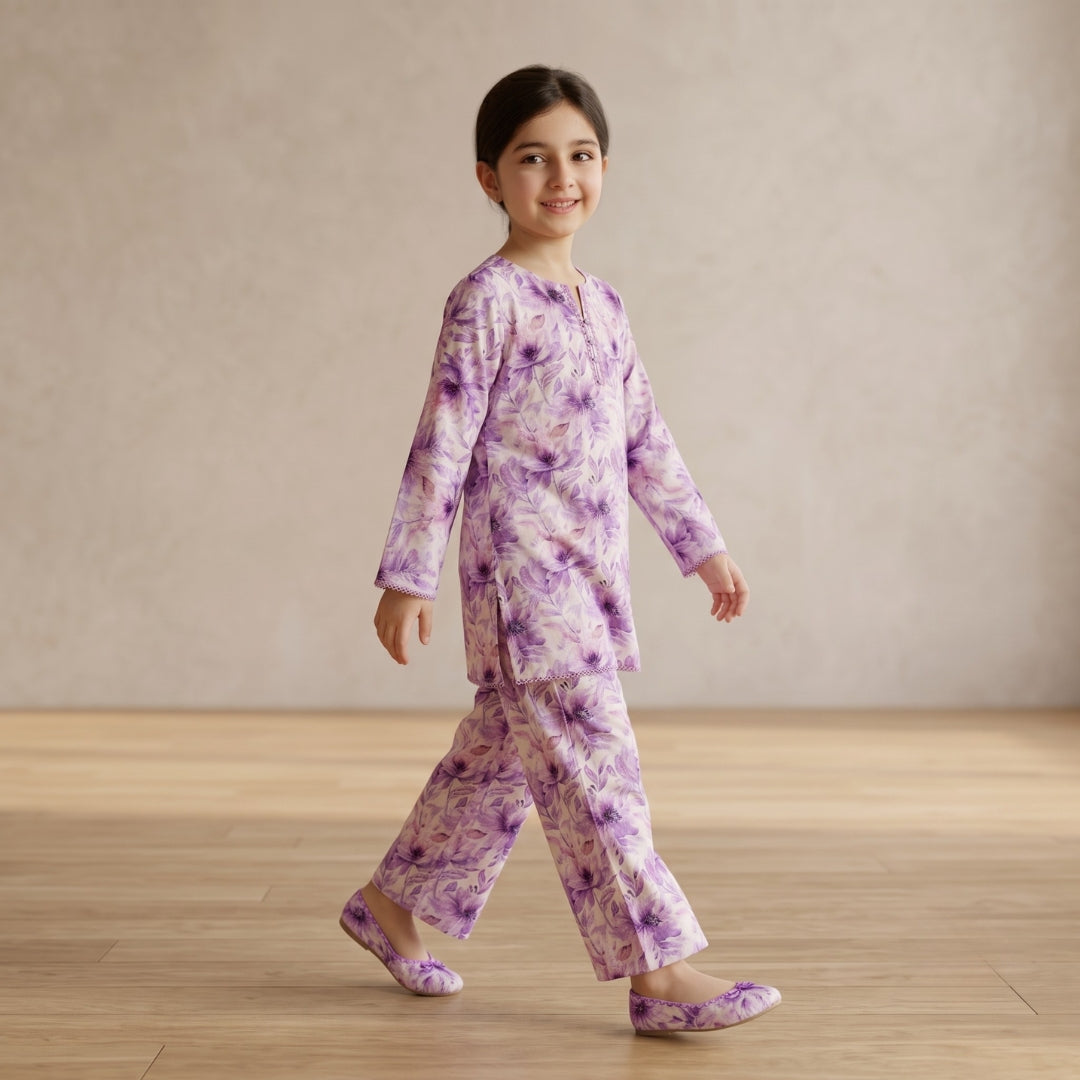 Figo - Lilac Bloom Co-Ord Set