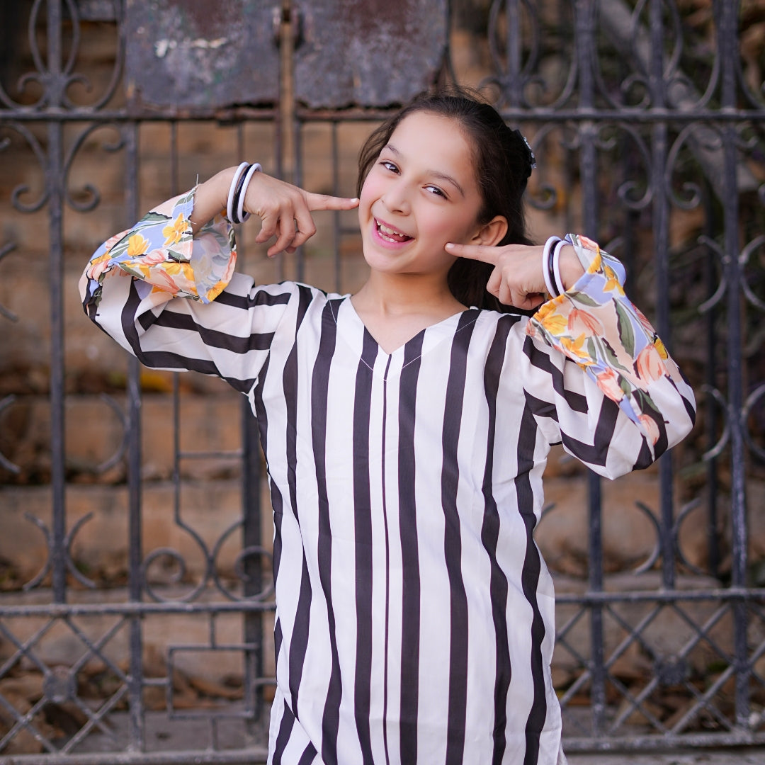 Figo - Monochrome Meadow Co-Ord Set