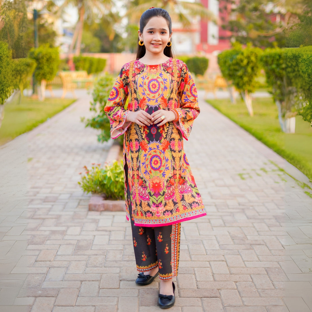 Figo - Dusk Petals Floral Co-Ord Set