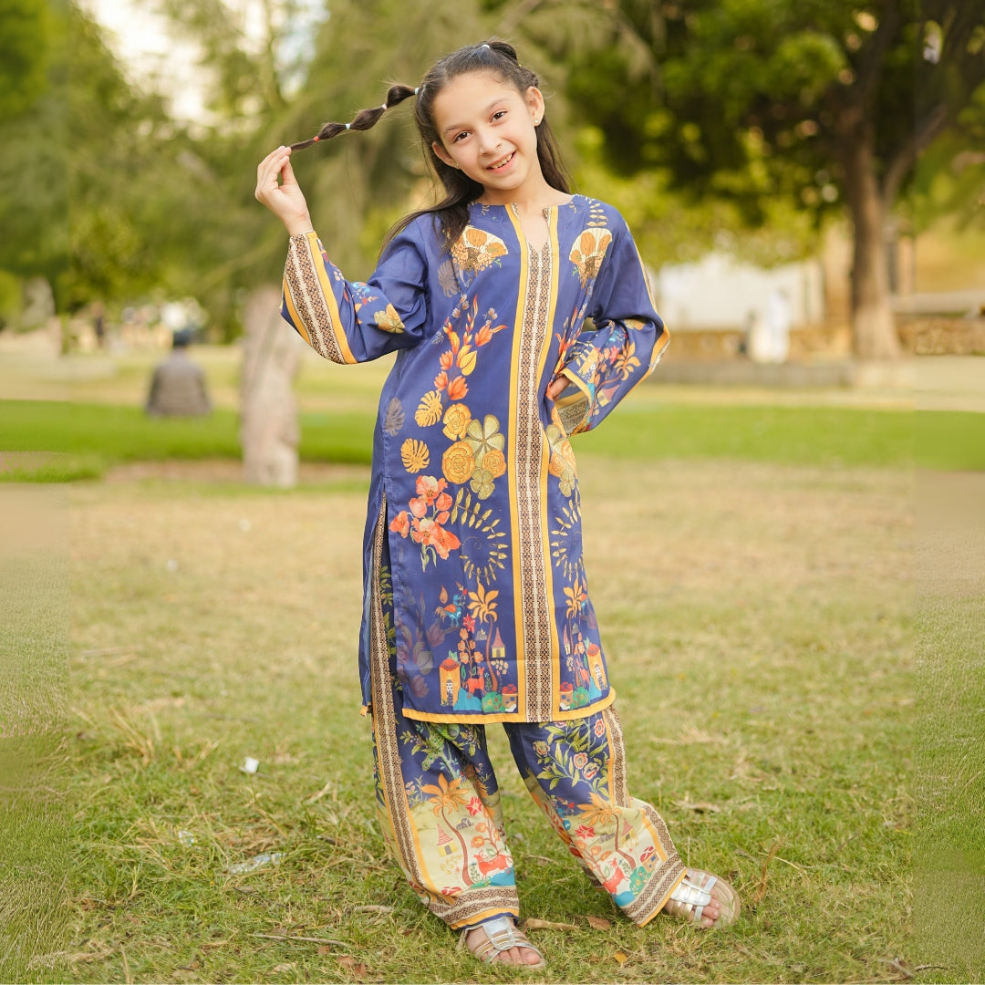 Figo - Navy Crush Co-Ord Set