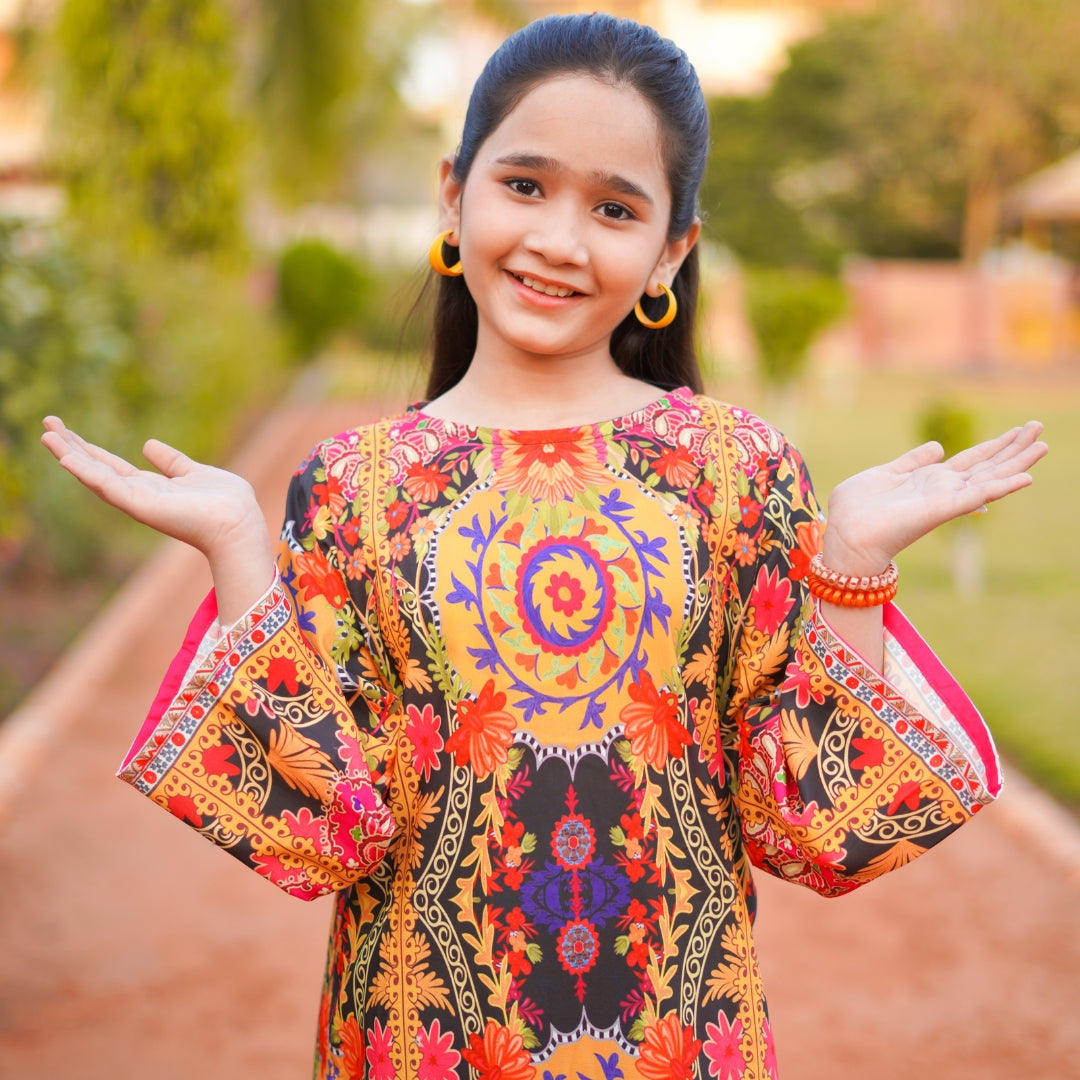 Figo - Dusk Petals Floral Co-Ord Set