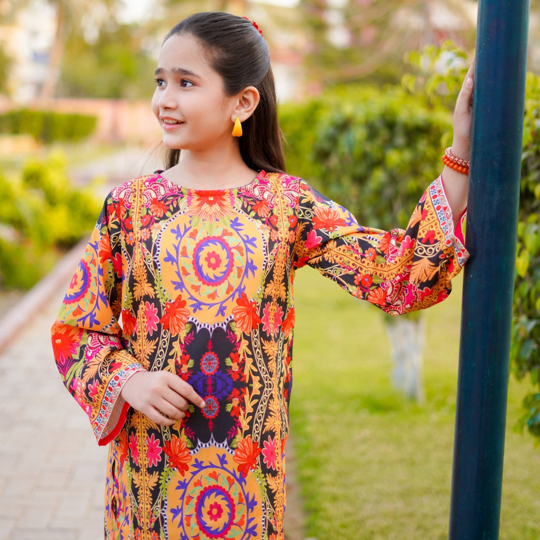 Figo - Dusk Petals Floral Co-Ord Set