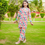 Figo - Fruity Floral Print Co-Ord Set (Swiss Fabric)