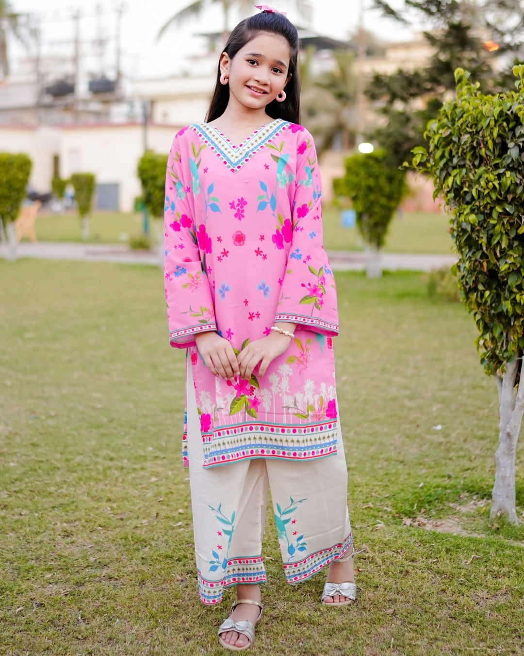 Figo - Pink Bloom Co-Ord Set