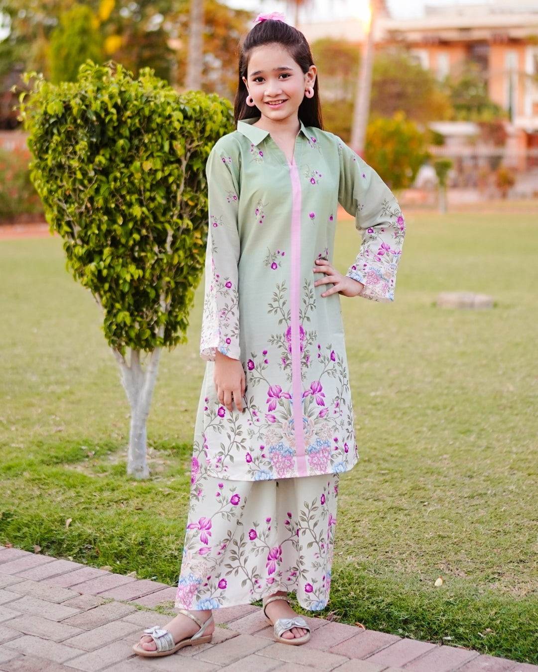 Figo - Green Blush Co-Ord Set