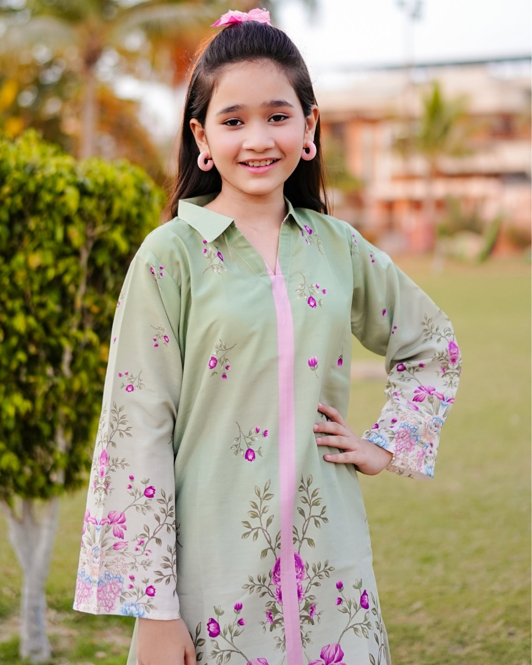 Figo - Green Blush Co-Ord Set