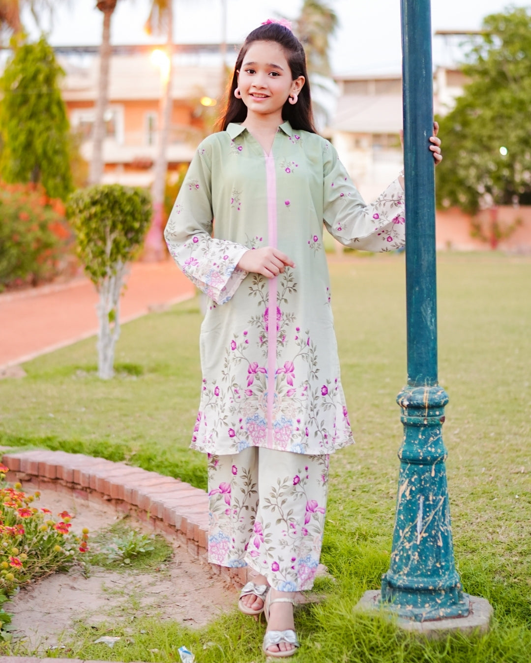 Figo - Green Blush Co-Ord Set