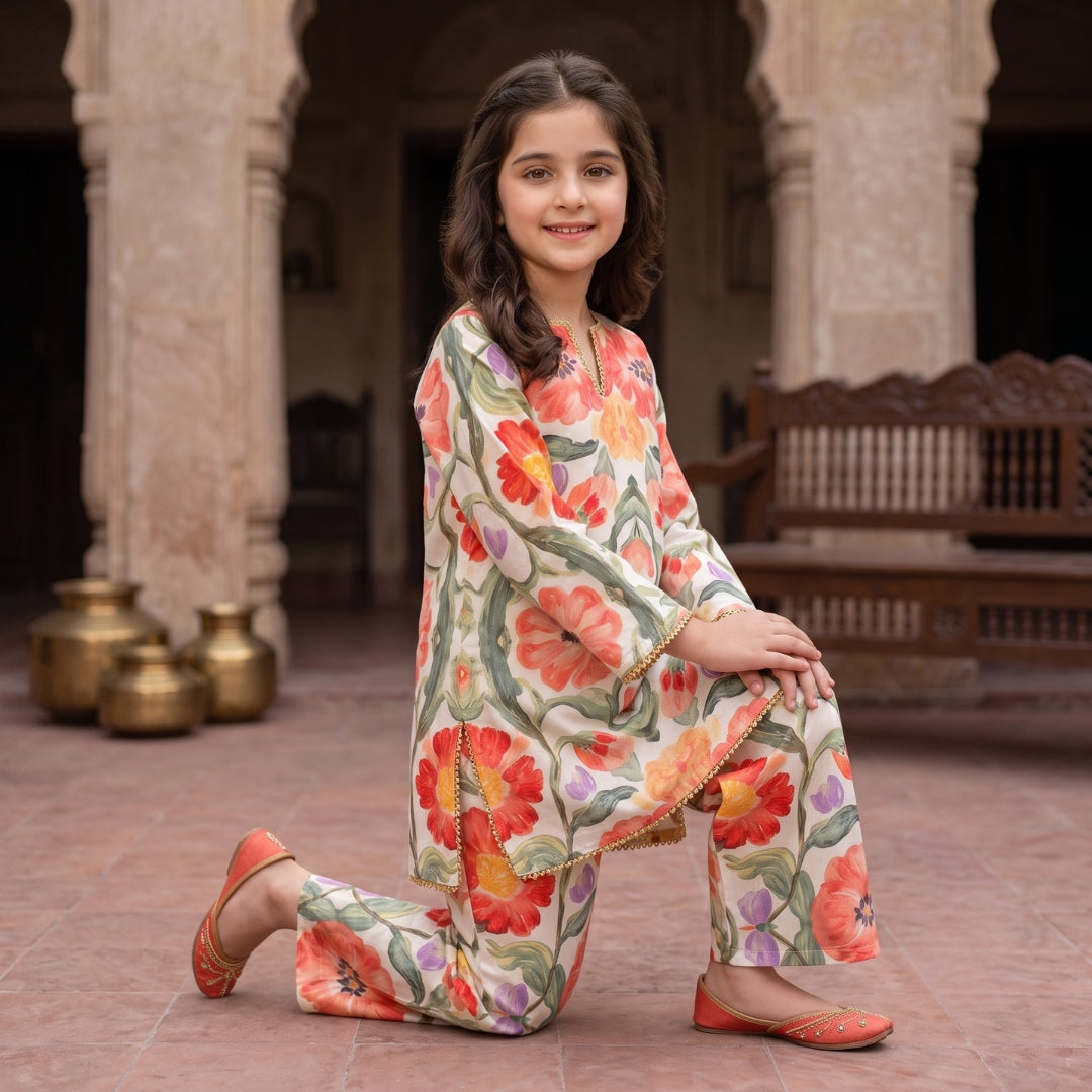 Figo - Gul-e-Lala Co-Ord Set