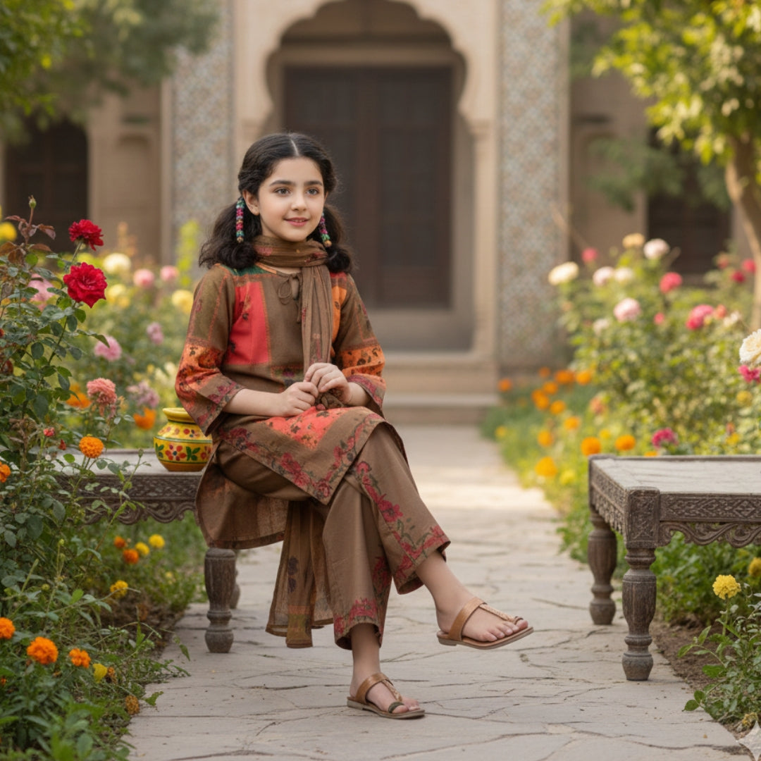 Figo - Sienna Petals Co-Ord Set