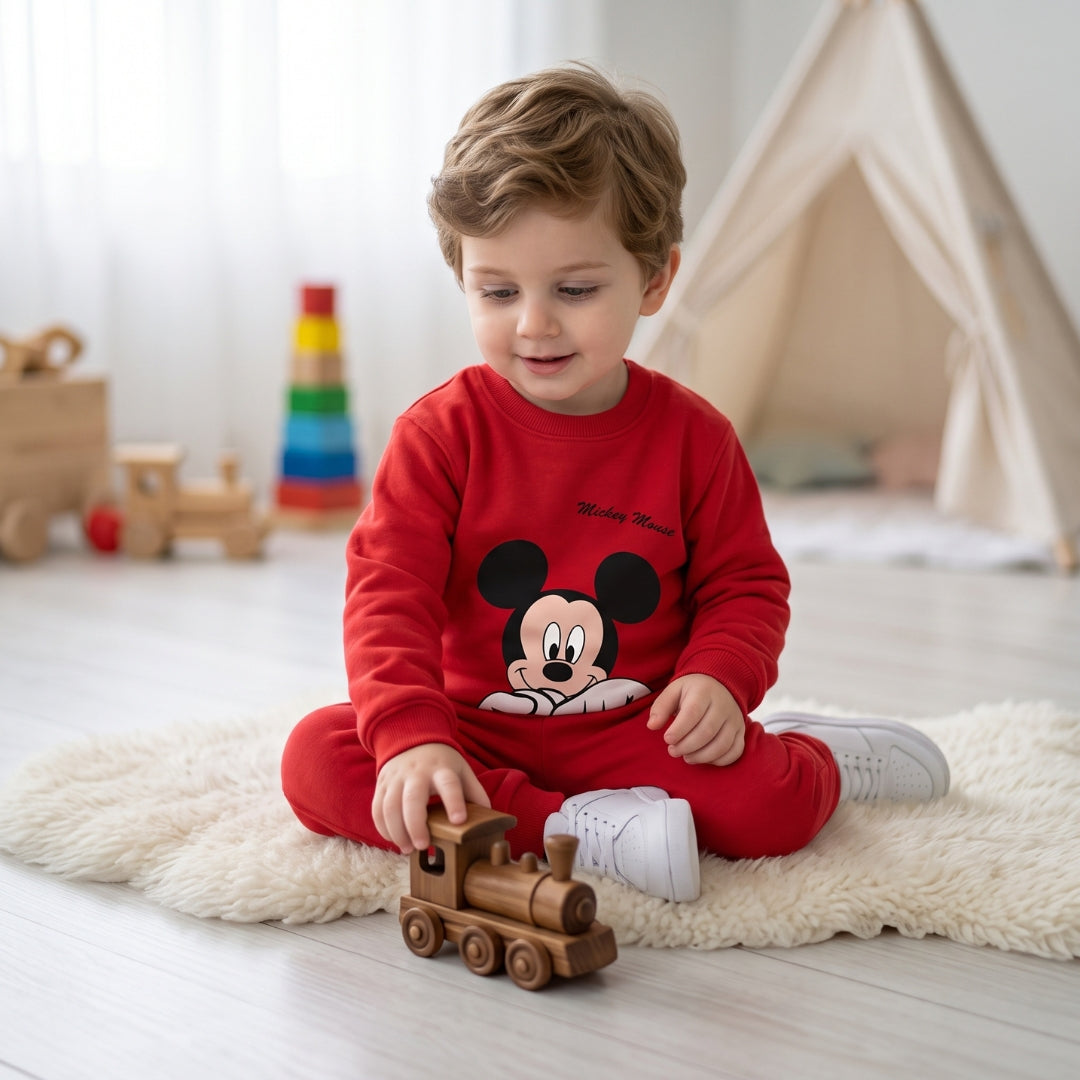 Figo - Mickey Mouse Track Suit(Red)