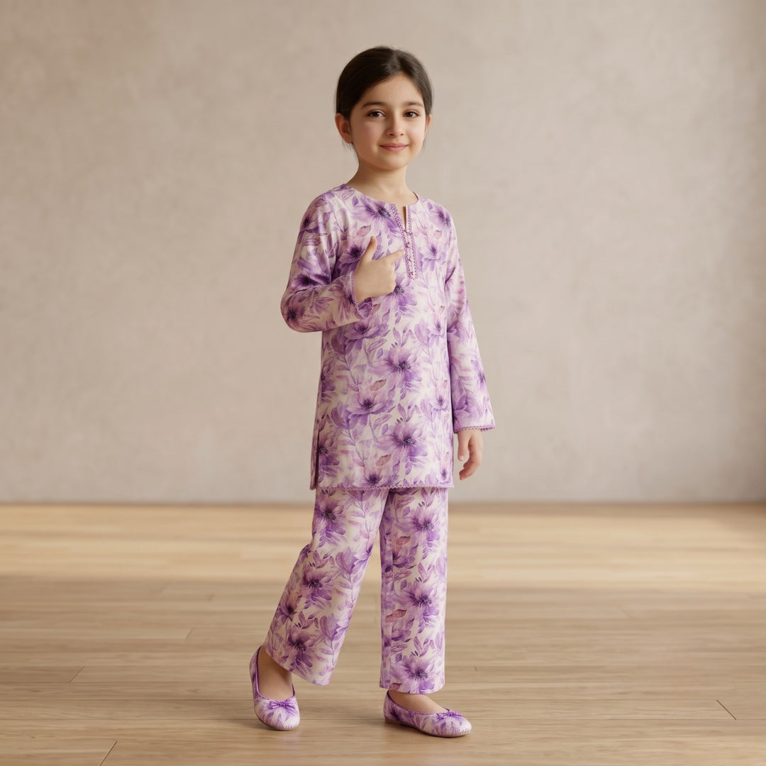 Figo - Lilac Bloom Co-Ord Set