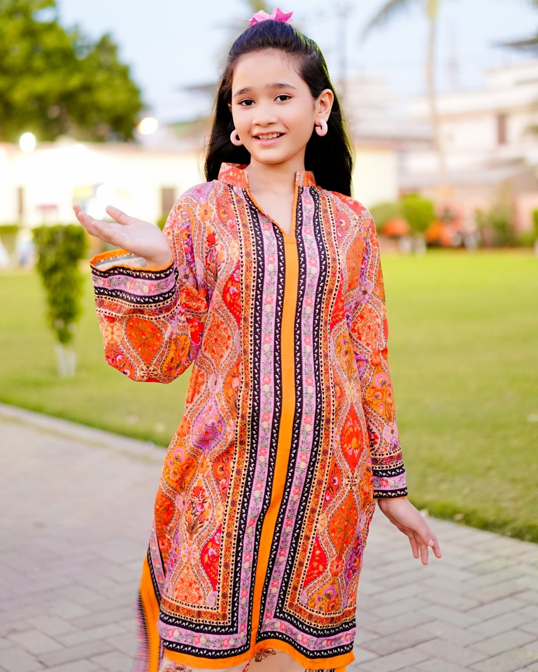 Figo - Beige Bloom Co-Ord Set