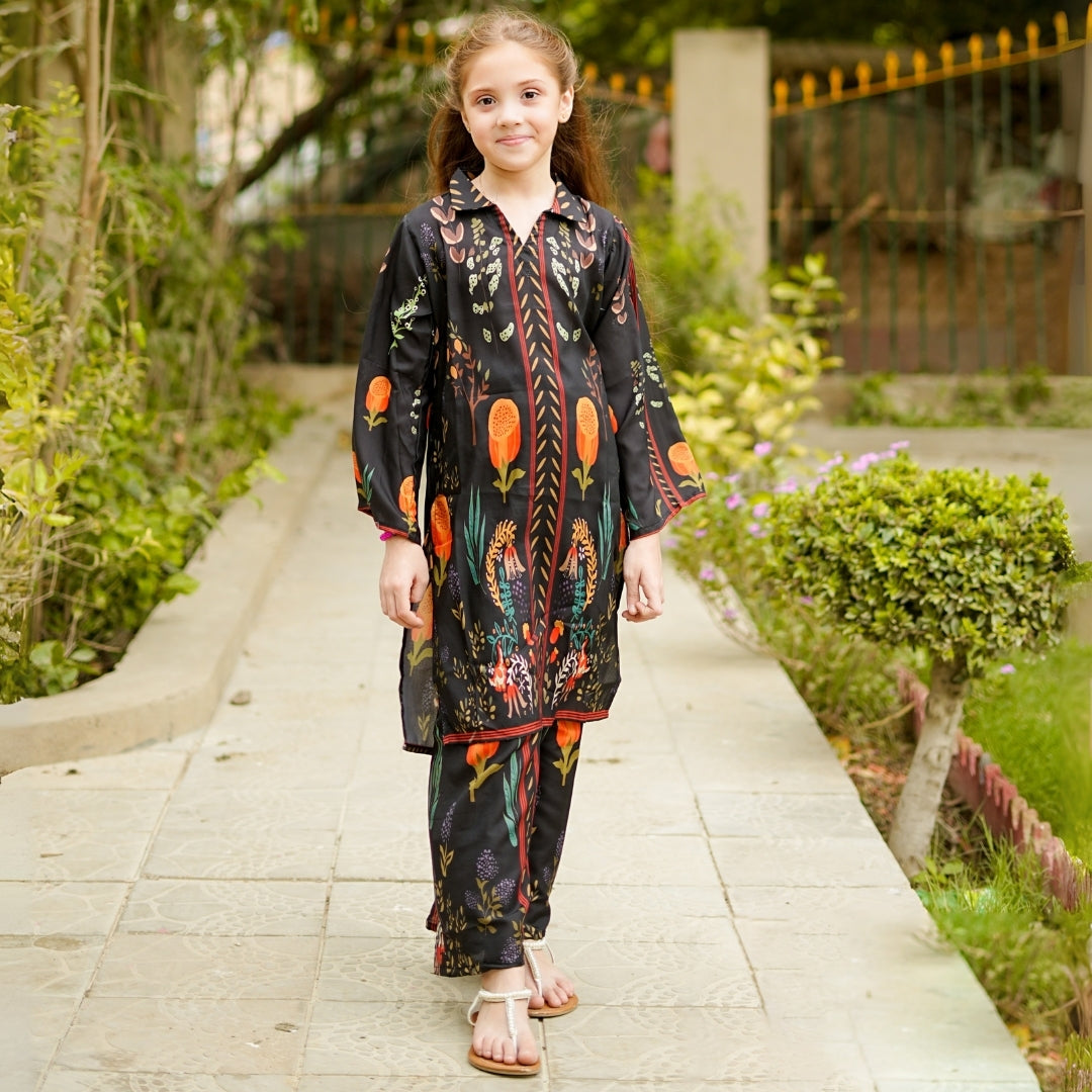 Figo - Black Orchid Co-Ord Set