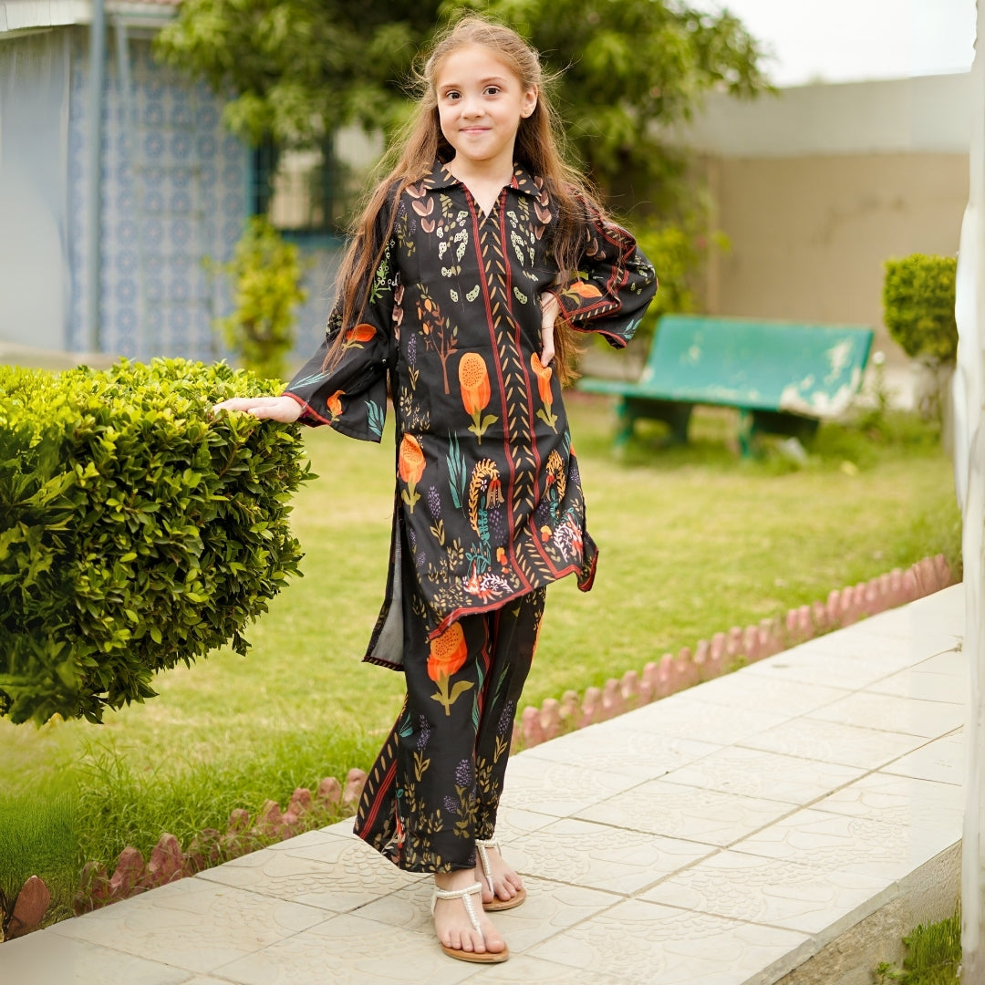 Figo - Black Orchid Co-Ord Set