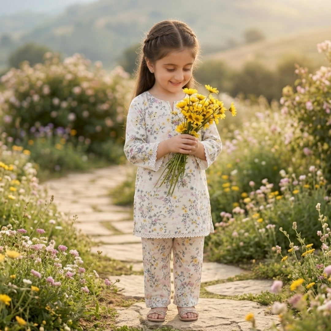 Figo - Kashni Co-Ord Set (Lawn)