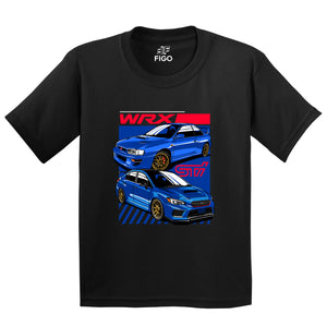 Figo Kids - Black WRX Car T-Shirt