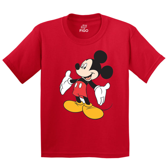 Figo Kids - Red Mickey Mouse T-Shirt