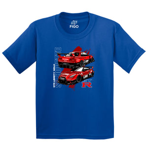 Figo Kids - Royal Blue GT Car T-Shirt