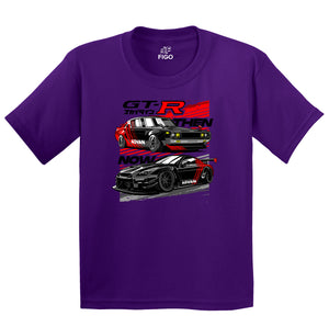Figo Kids - Purple GT Car T-Shirt