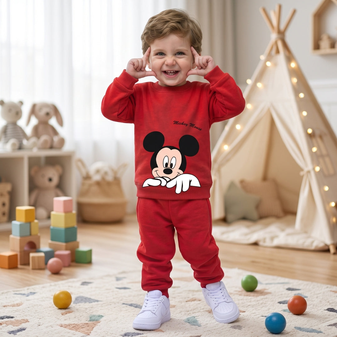 Figo - Mickey Mouse Track Suit(Red)