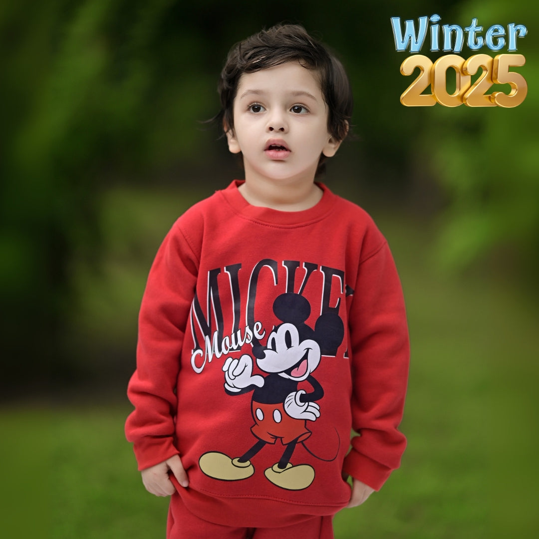 Figo - Red Mickey Track Suit