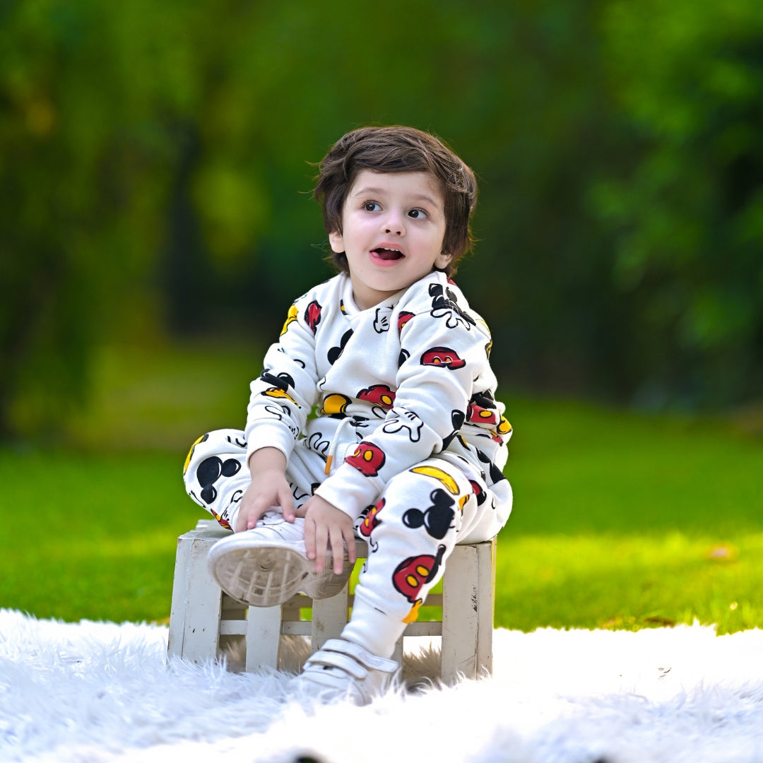 Figo - All Over Mickey White Track Suit