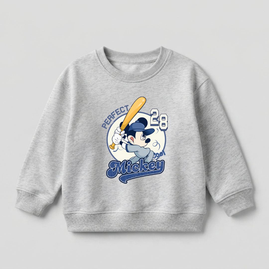 Mickey 28 Sweat Shirt - Heather Grey