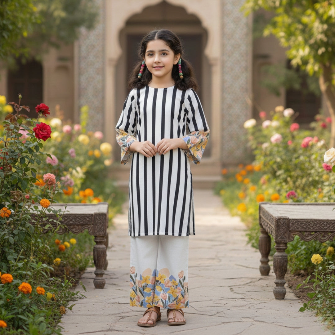 Figo - Monochrome Meadow Co-Ord Set