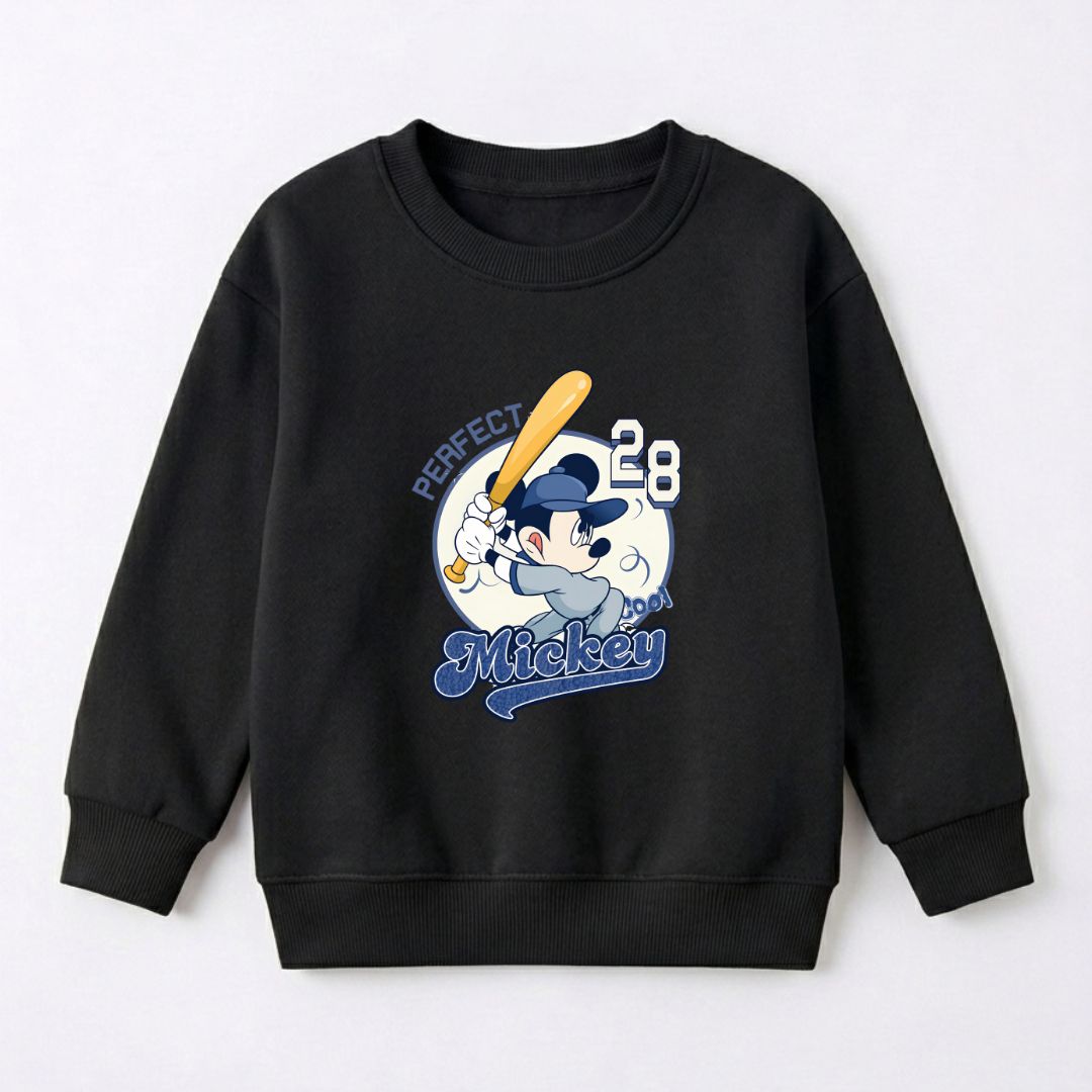 Mickey 28 Sweat Shirt - Black