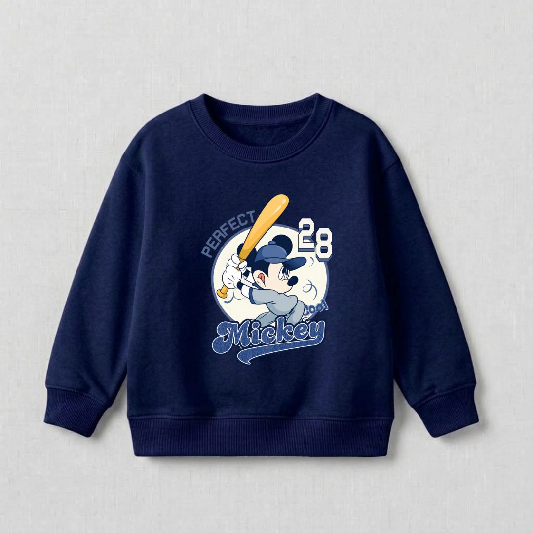 Mickey 28 Sweat Shirt - Navy Blue