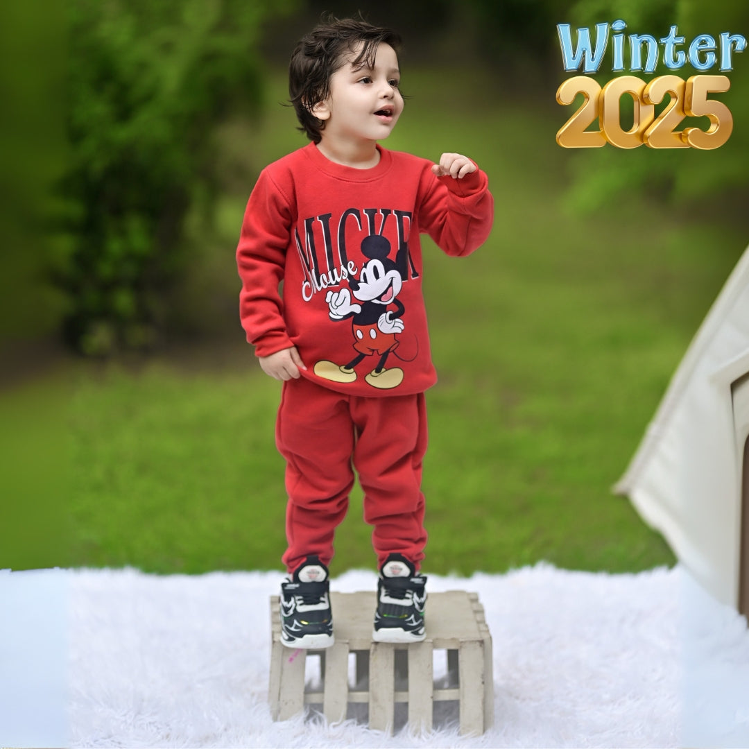 Figo - Red Mickey Track Suit