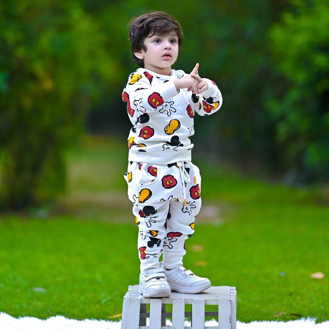 Figo - All Over Mickey White Track Suit