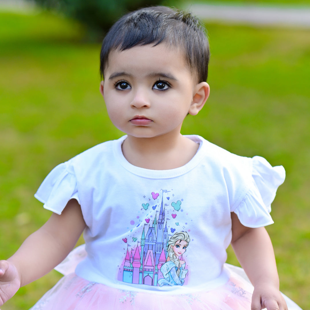 Figo - Elsa Frozen Net Frock