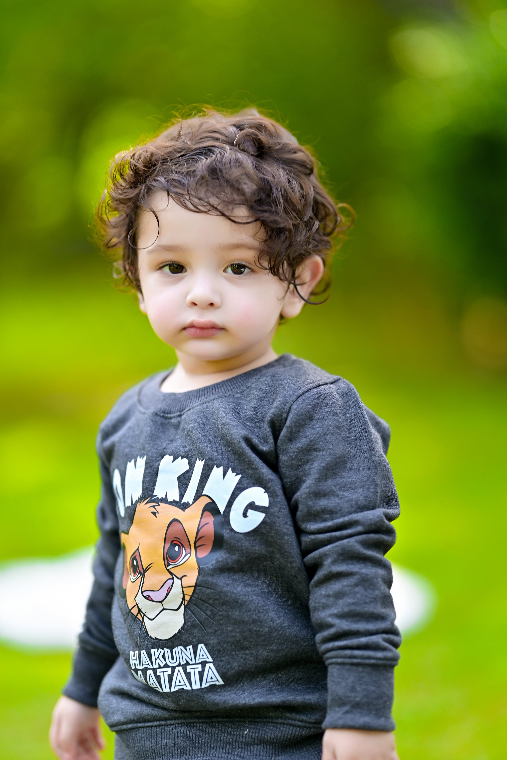 Figo - Lion King Sweat Shirt (Charcoal Grey)