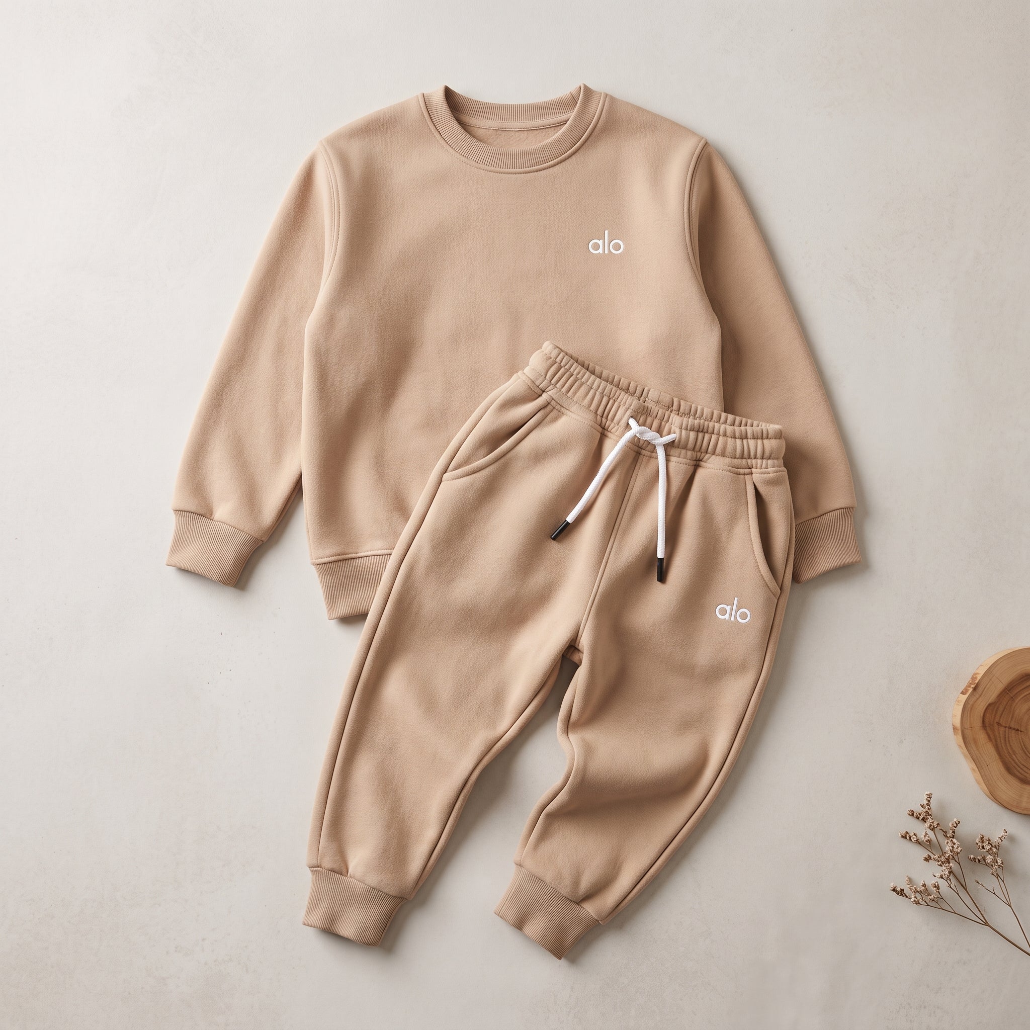 Figo - Camel Luxe Fleece Track Suit (Unisex)